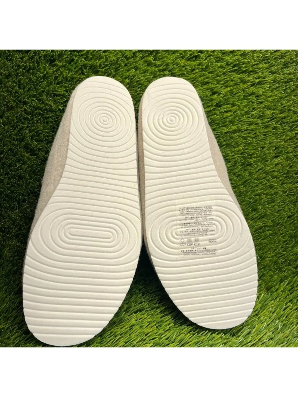 Allbirds Wool Slippers Mens Size 9 Light Tan Casual Comfort Slip On Mule Shoes